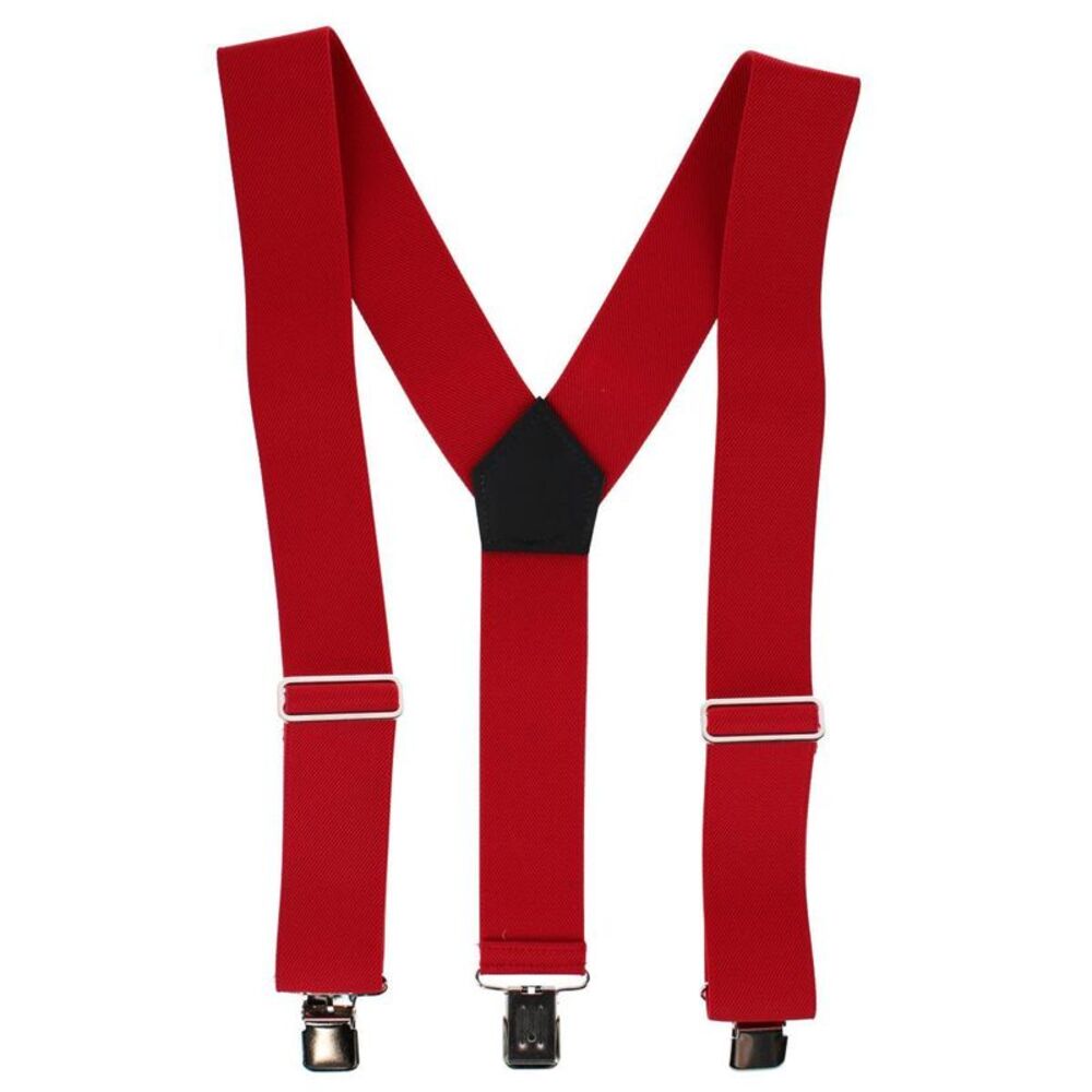 Welch Men's 2 Inch Elastic Y-Back Clip End Suspenders